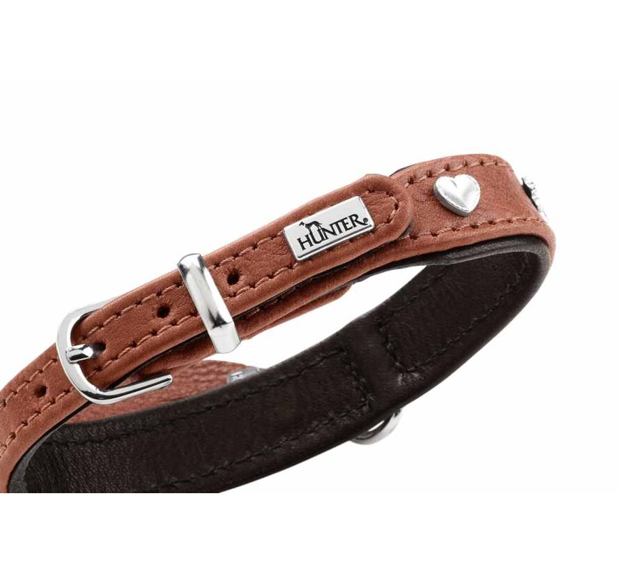 Dog Collar Munich Cognac Mini