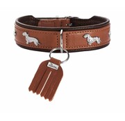 Hunter Teckel Halsband München Cognac