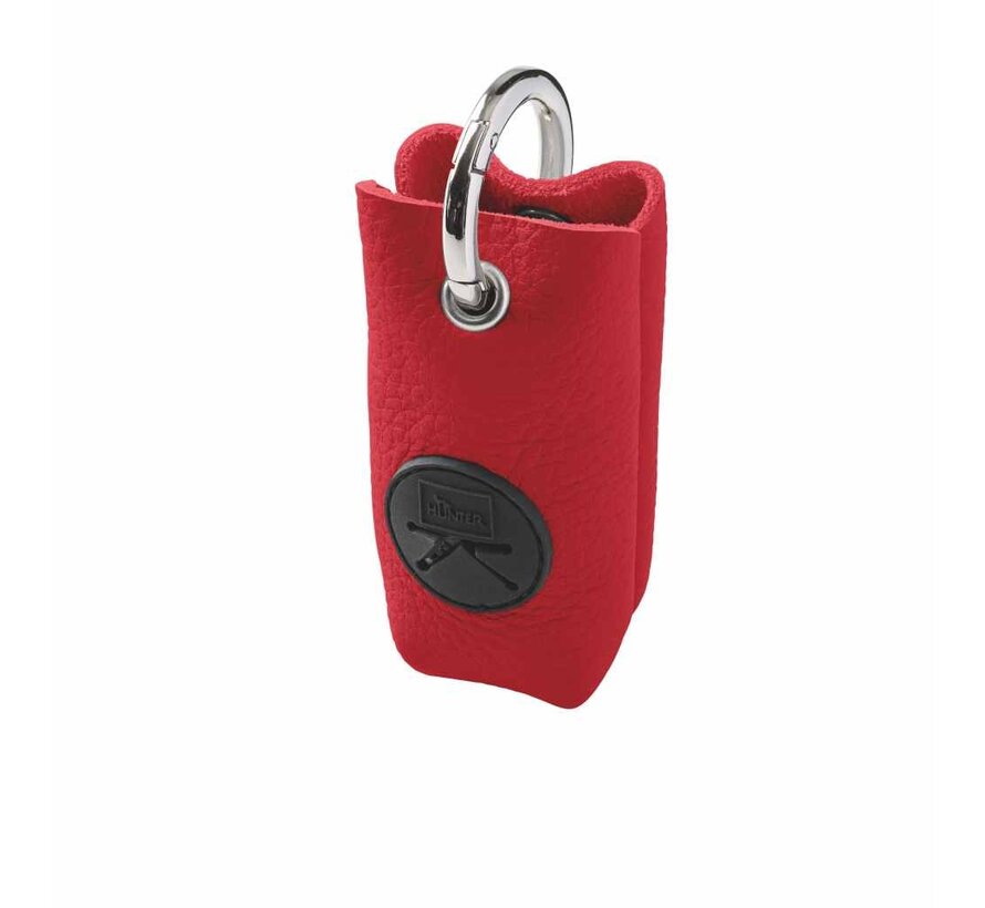 Poop bag holder Love Red