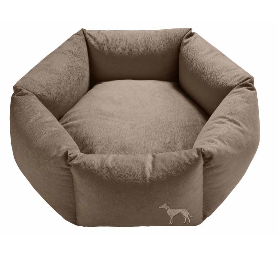 Orthopedic Octagonal Dog Bed Merida Taupe