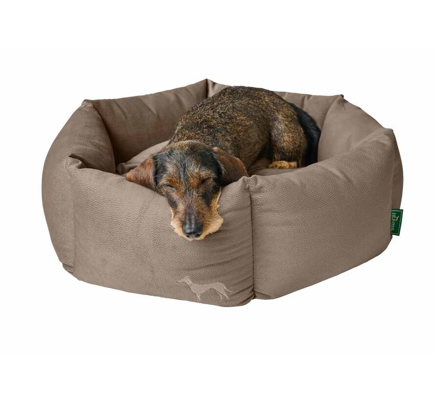 Orthopedic Octagonal Dog Bed Merida Taupe