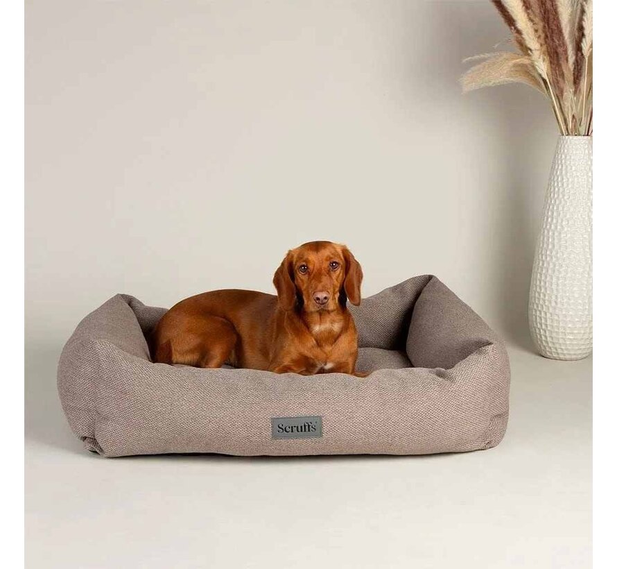Dog Bed Seattle Box Bed Stone Grey
