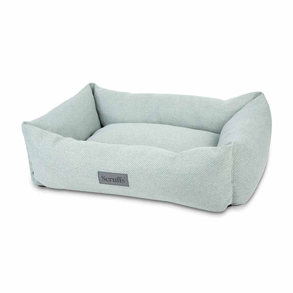 Scruffs Seattle Box Bed - Comfortabele hondenmand - Verkrijgbaar in 3 kleuren – S/M/L/XL - Kleur: Topaz Green, Maat: Large