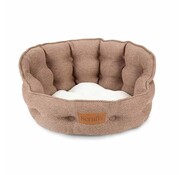 Scruffs Cat Bed Seattle Sienna Brown