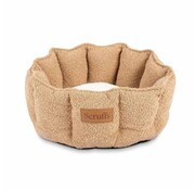 Scruffs Cat Bed Boucle Desert Tan