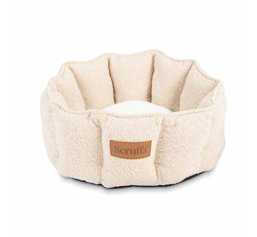Cat Bed Boucle Ivory