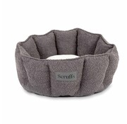 Scruffs Cat Bed Boucle Slate Grey