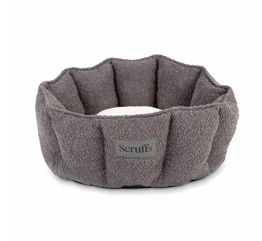 Cat Bed Boucle Slate Grey