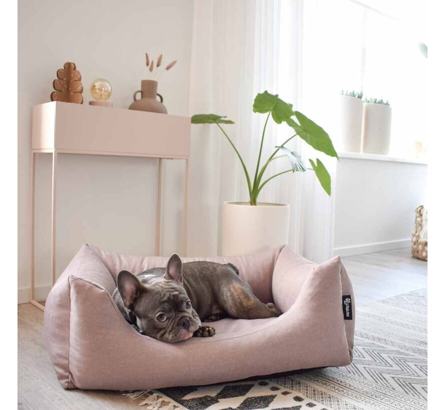 Dog Bed Box Bed  Vintage Pink