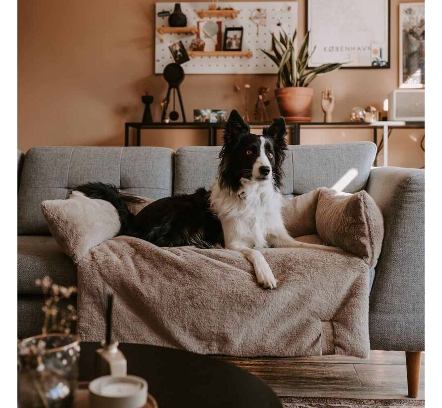 Dog Bed Nuzzle Sofa Taupe