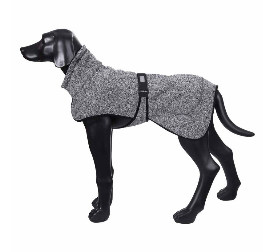 Dog Coat Comfy Knit Black