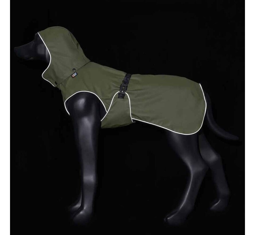 Regenjas Hond Streamy ECO Olive