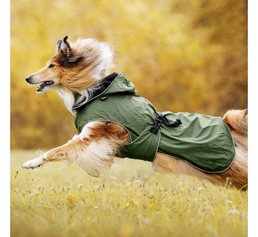 Regenjas Hond Streamy ECO Olive