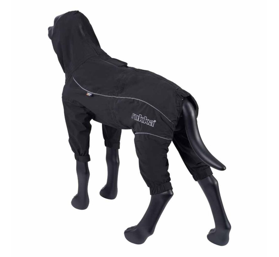 Dog Coat Protect Overall Black