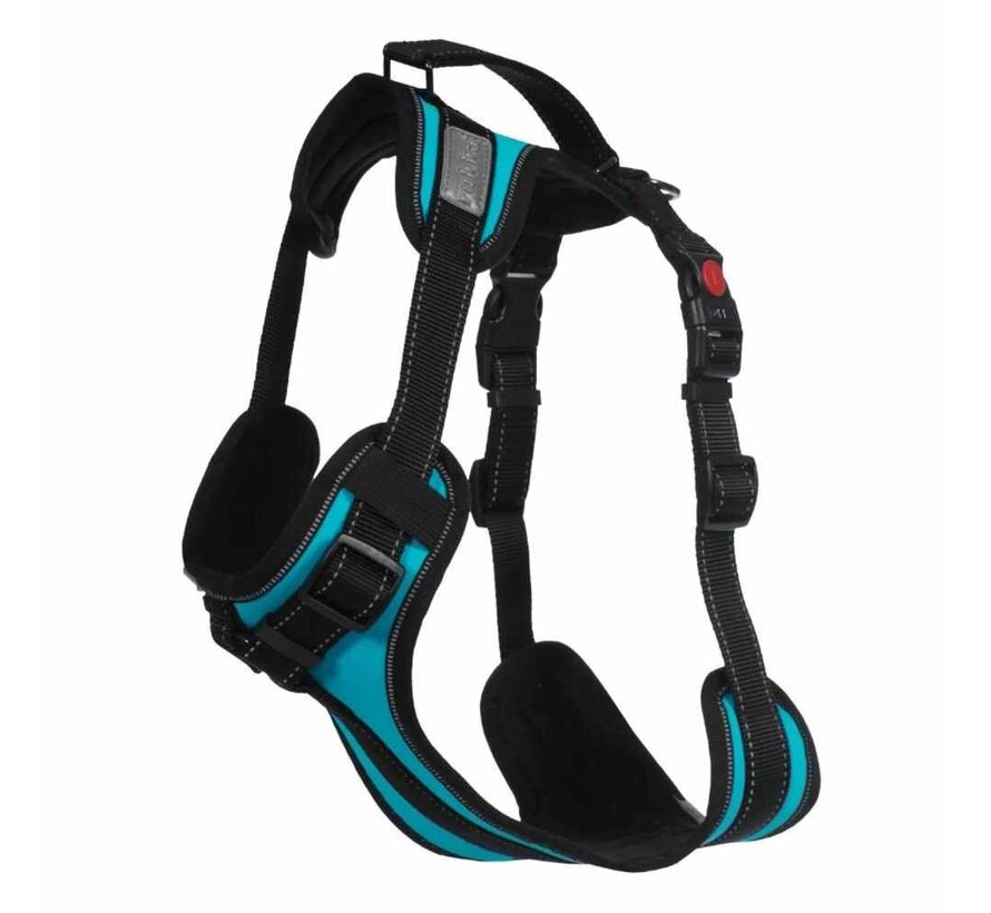 Dog Harness Solid Turquoise