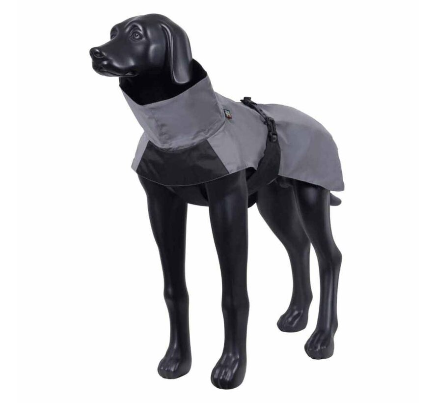Raincoat Dog Shine Grey