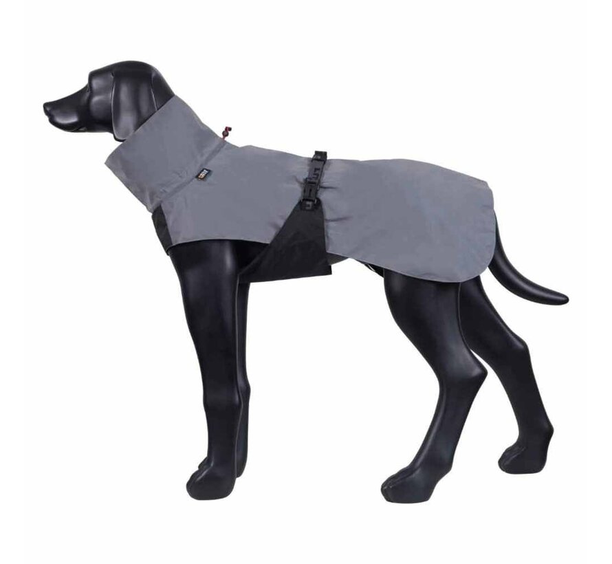 Raincoat Dog Shine Grey