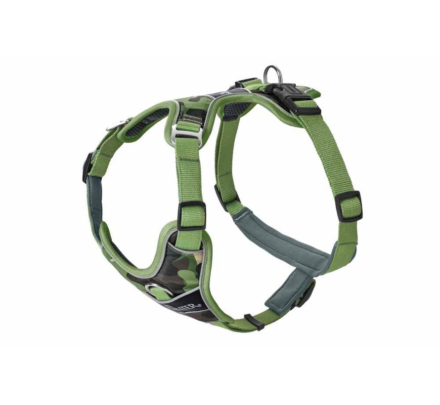 Dog Harness Divo Camouflage Green