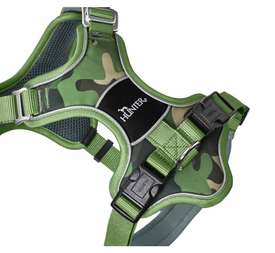 Dog Harness Divo Camouflage Green