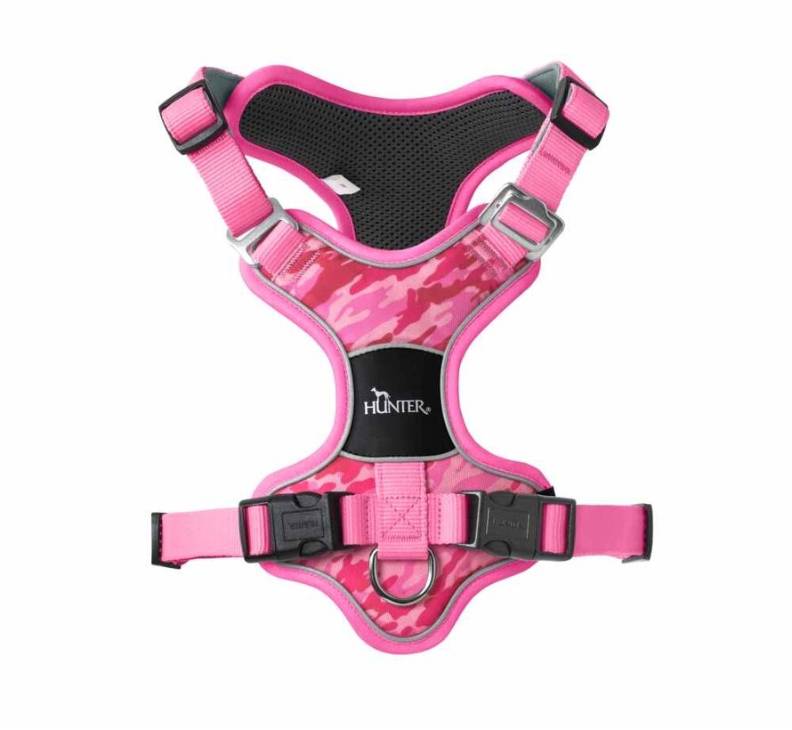 Dog Harness Divo Camouflage Pink
