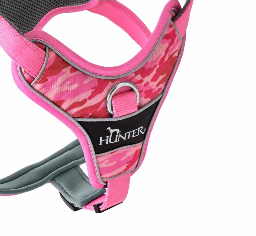 Dog Harness Divo Camouflage Pink