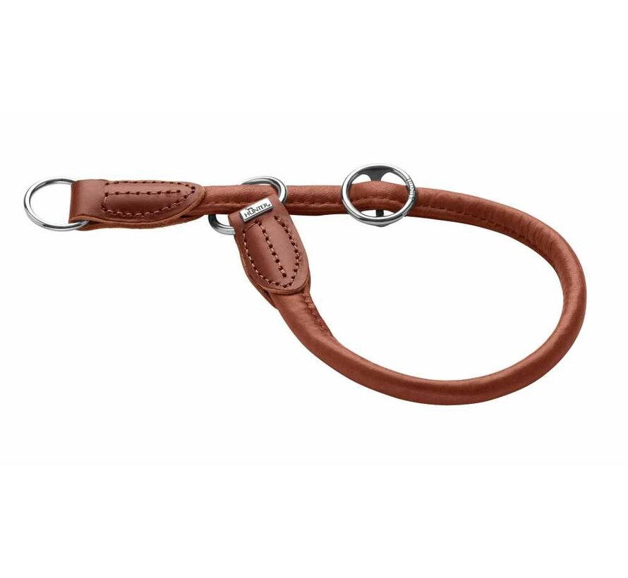 Dog Training Collar Round & Soft Canadian Up Brown