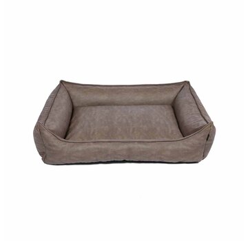snObbs Orthopedic Dog Bed Buffalo Cowboys Brown