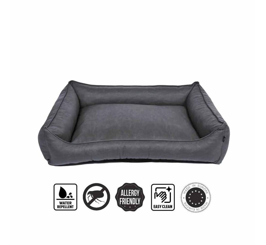 Orthopedic Dog Bed Buffalo Cowboys Dark Grey