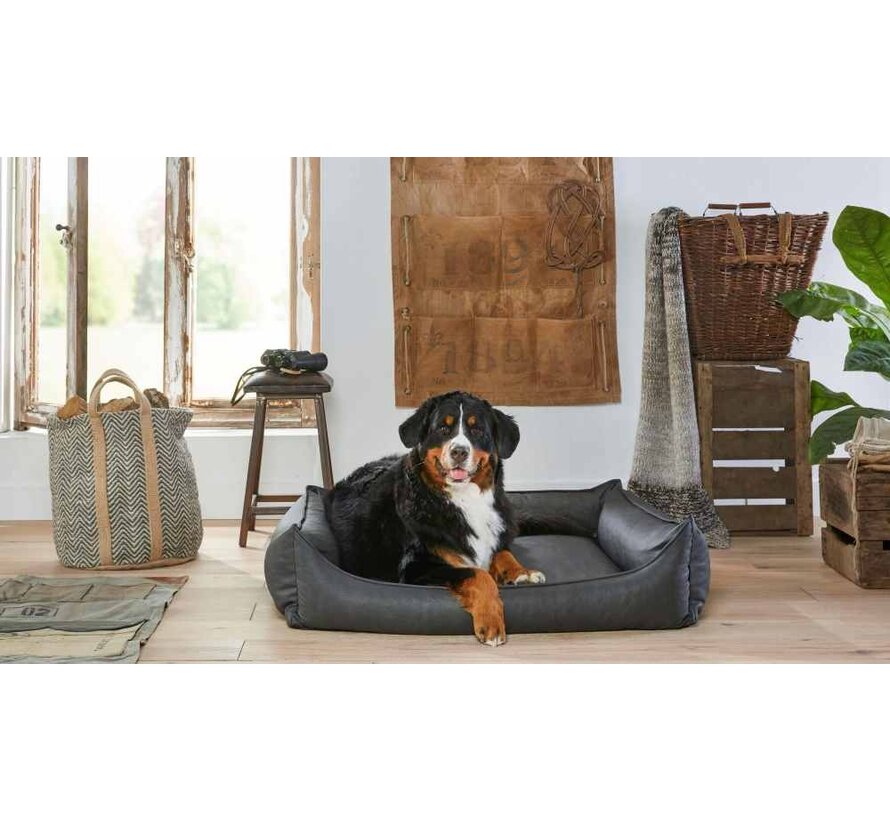 Orthopedic Dog Bed Buffalo Cowboys Dark Grey