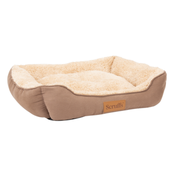 Scruffs Dog Bed Cozy Box Bed Caramel