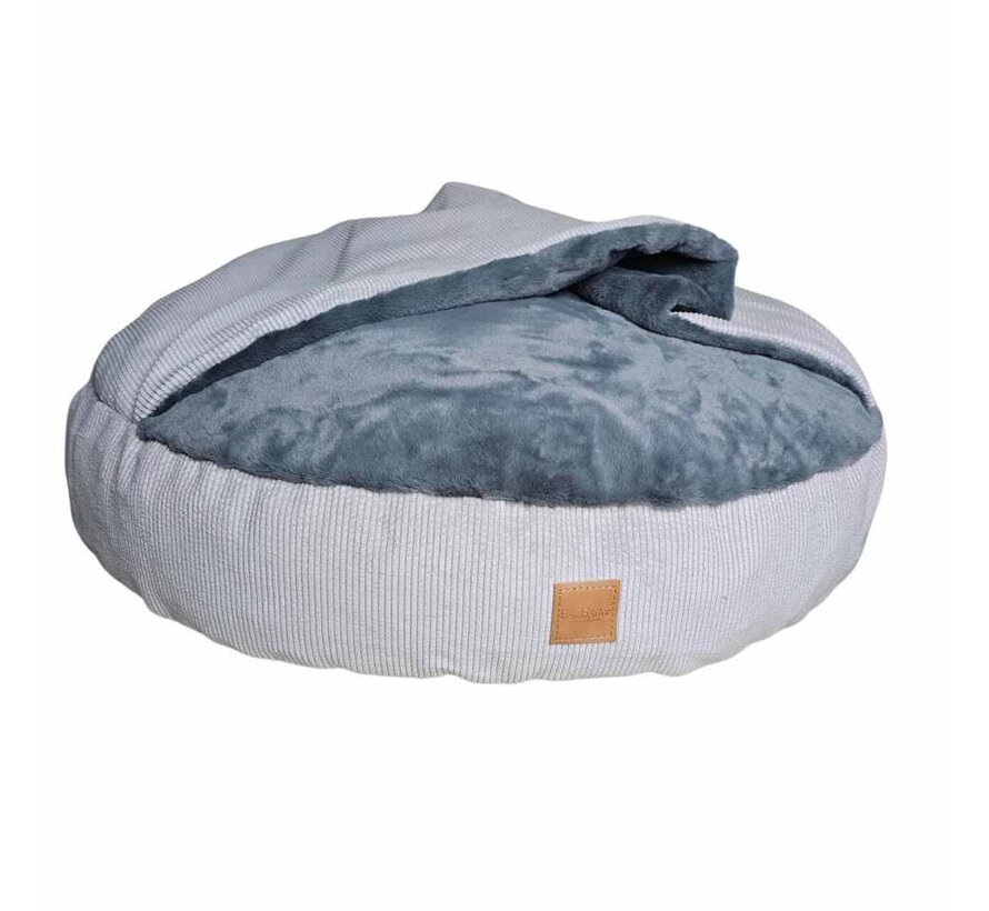 Dog Cave Bed Castorino Grey & Florence Grey