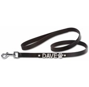 Doxtasy Dog Leash With Name Large Black