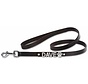 Dog Leash With Name Black (Large)