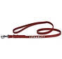 Dog Leash With Name Medium Red