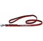 Dog Leash with Name Red (Large)