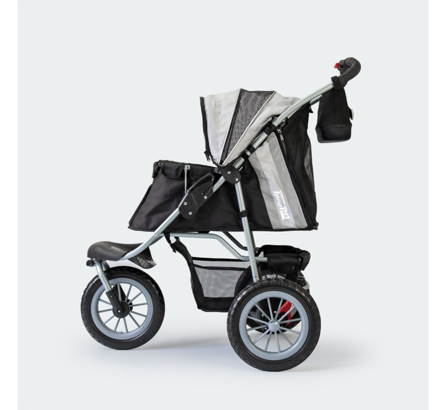 Hondenbuggy Comfort Air ECO Zwart / Zilver