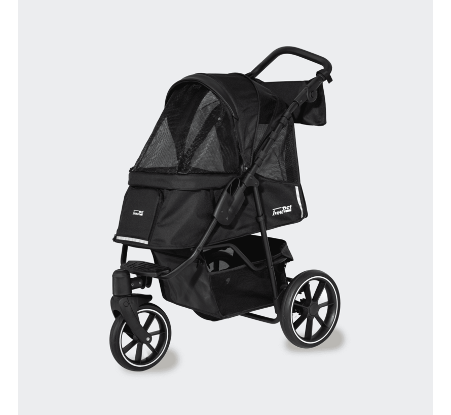 Dog Stroller Premium Cozy Black