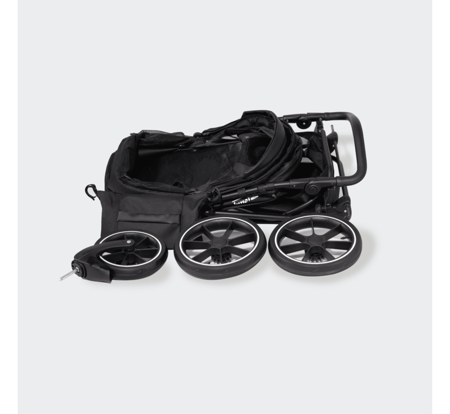 Hondenbuggy Premium Cozy Zwart