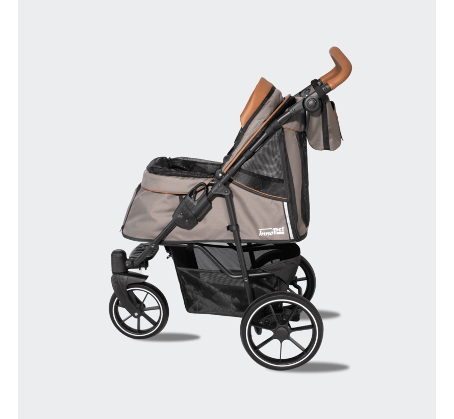 Dog Stroller Premium Cozy Beige