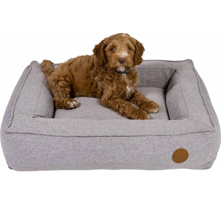 Orthopedic Dog Bed Hampton Light Grey