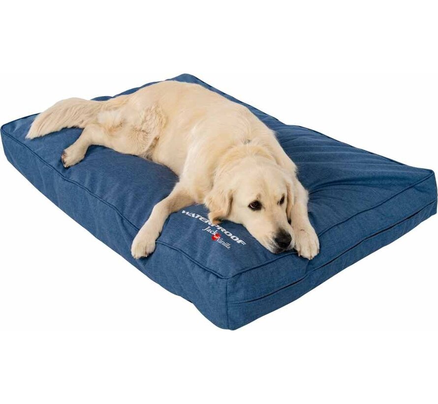 Dog Cushion Waterproof Blue