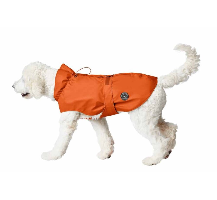 Dog Raincoat Milford Orange
