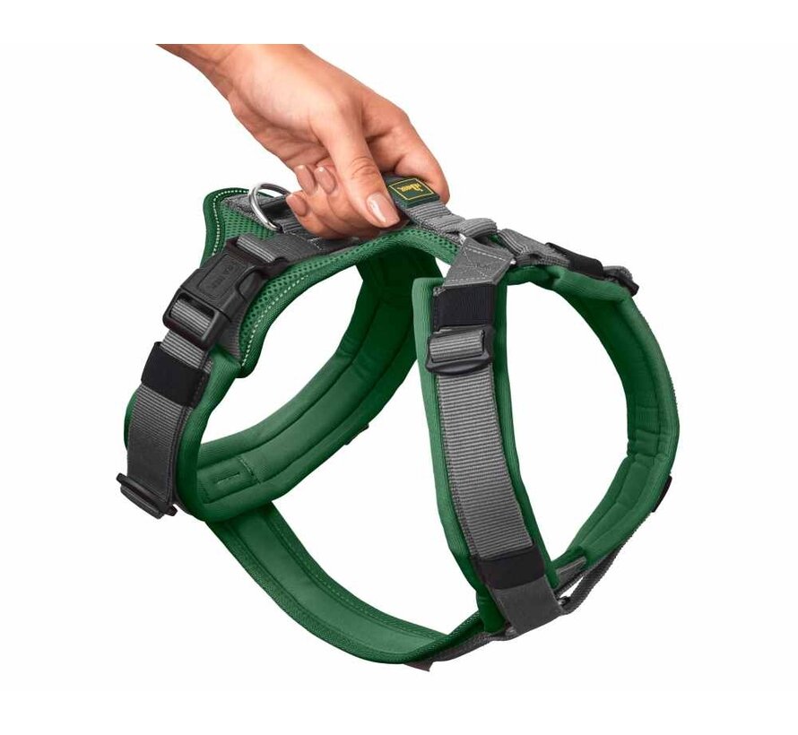 Dog Harness Maldon Up Dark Green