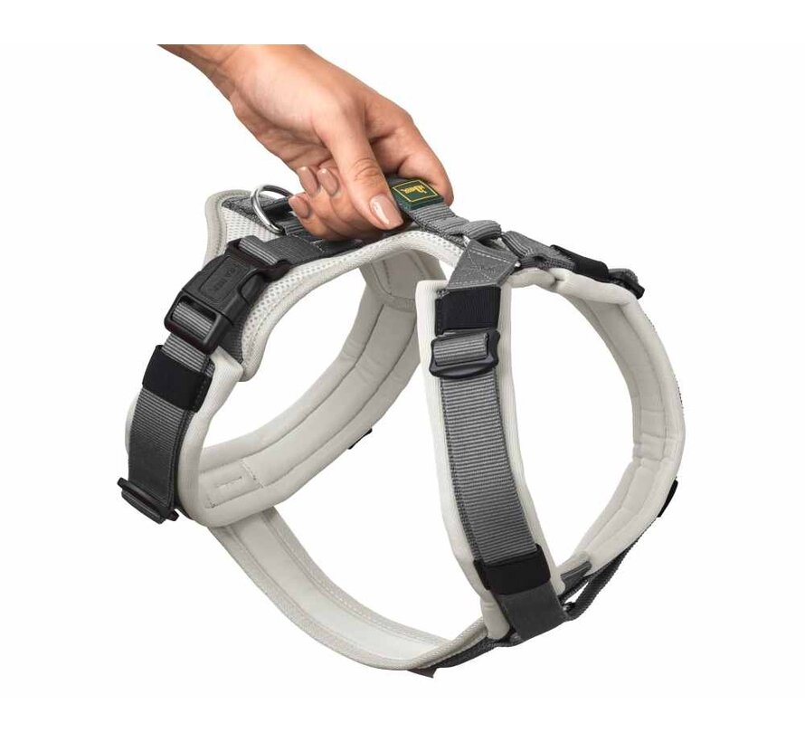 Dog Harness Maldon Up Grey