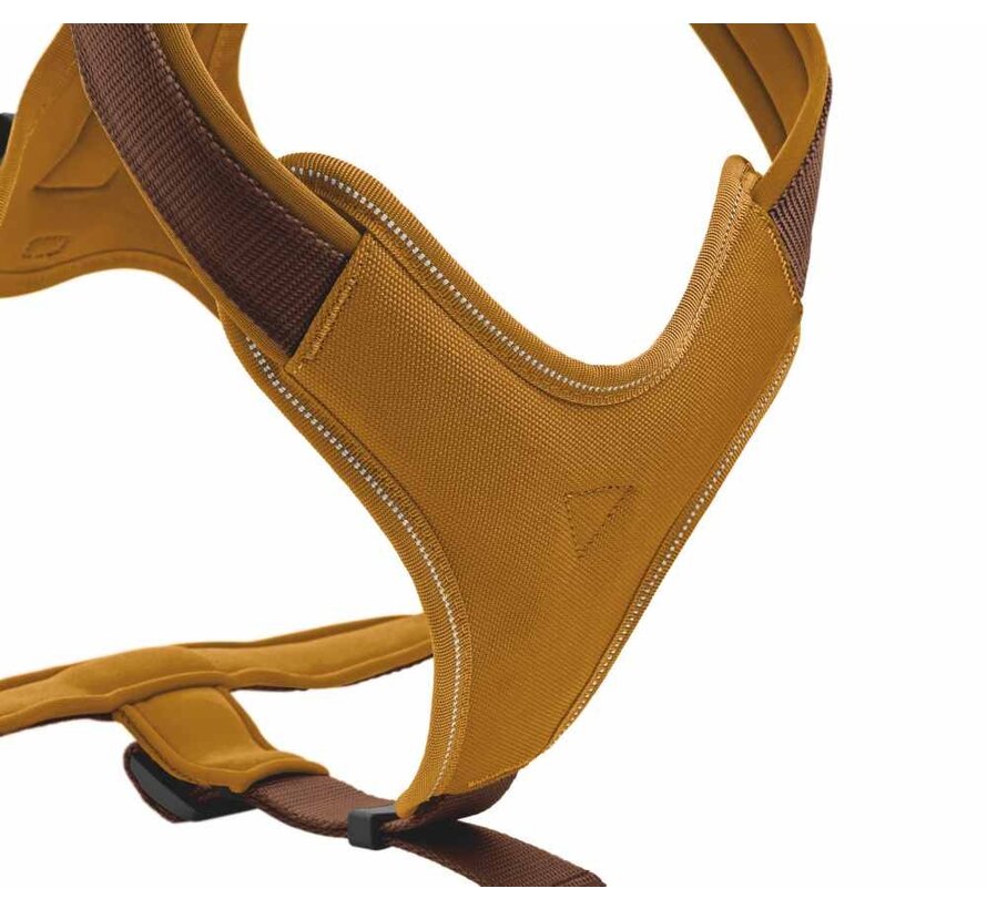 Dog Harness Neoprene Brown