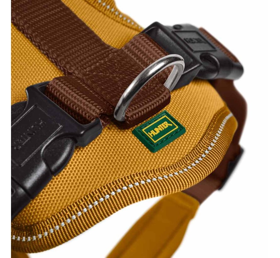 Dog Harness Neoprene Brown