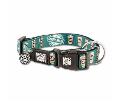 Max & Molly Dog Collar Coffee Break