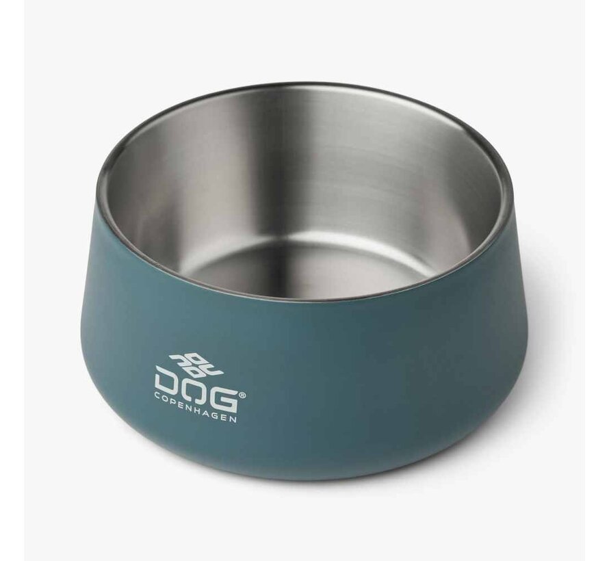 Voerbak of Drinkbak Vega Petrol Blue