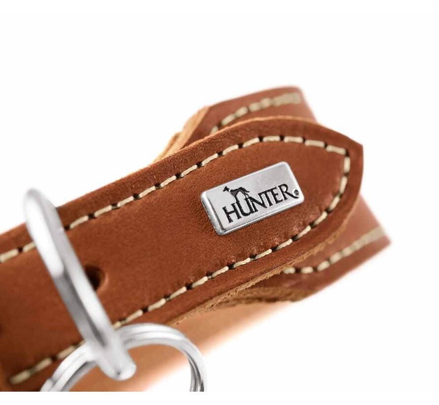 Dog Collar Aalborg Extra Wide Cognac