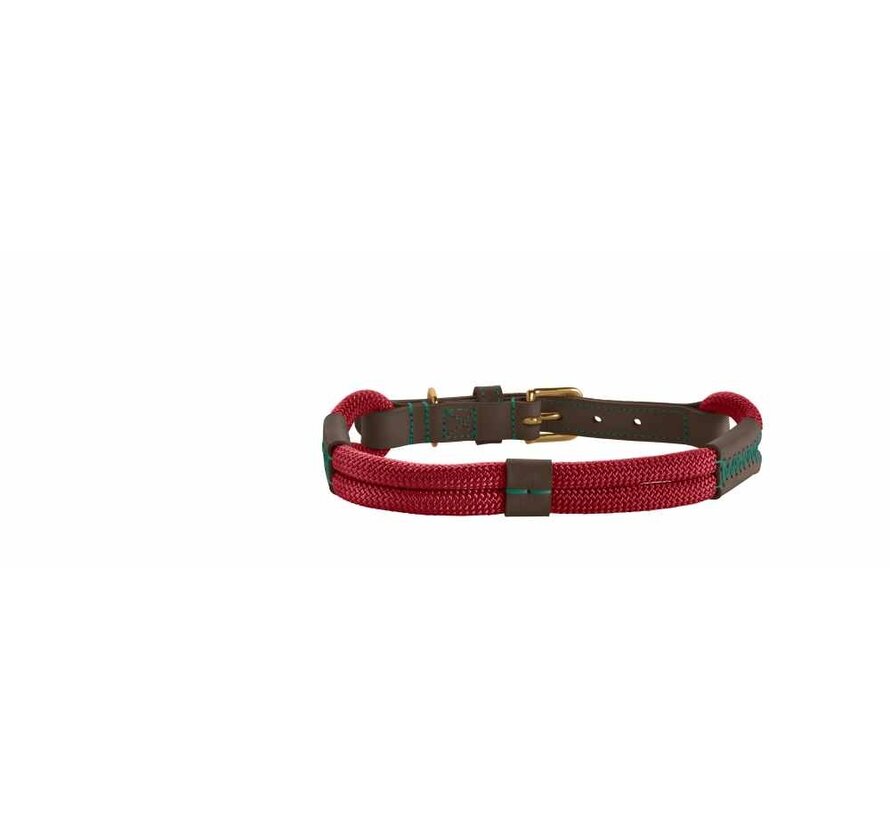Dog Collar Malia Wine Red
